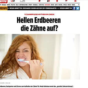 News Image Dr. Rahimian in der Bildzeitung Bundesausgabe